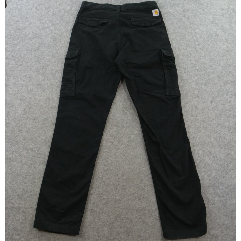 Carhartt Cargo Pants Mens 31  Black Rugged Flex Workwear Canvas Utility - Picture 2 of 11